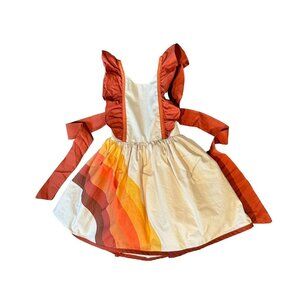 Pleiades Fall Rainbow Belle Shortie Dress Sz 6